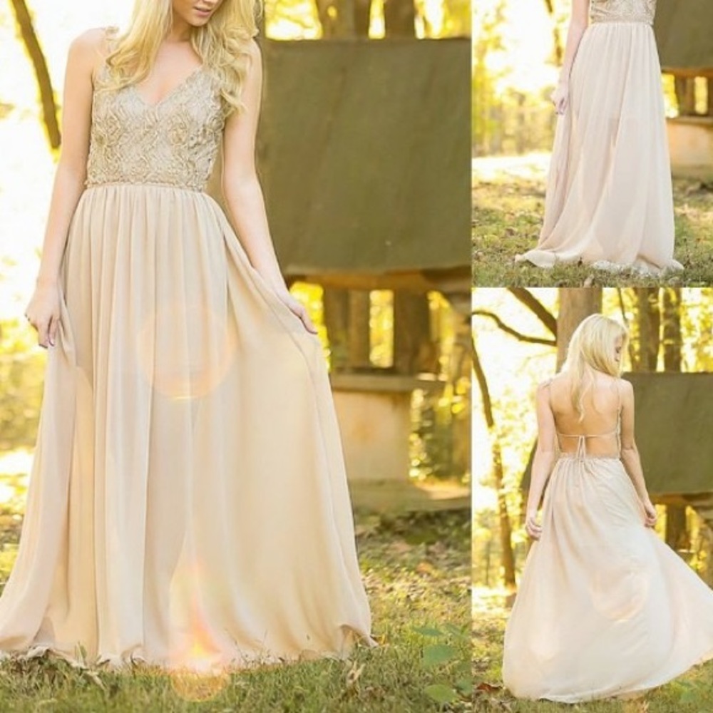 Beautiful dress with open back